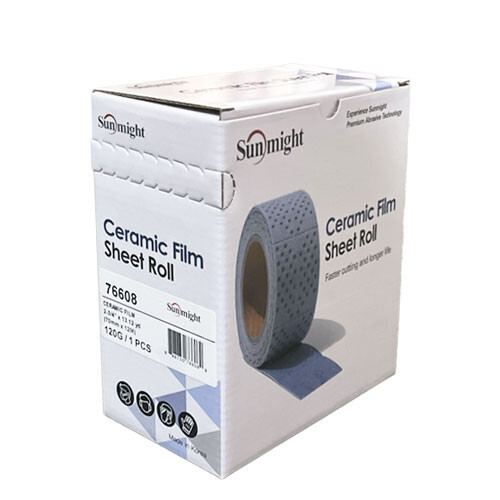 Rouleau Abrasif Céramique Film 70mm x 12m Pré-découpé L712T GR320 - Ponçage Auto, Bois, Métal
