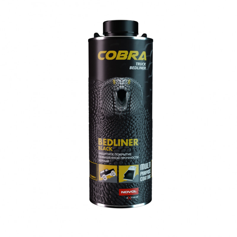 COBRA - Kit Revêtement de Protection Polyuréthane Noir + Durcisseur - Cosmo Color