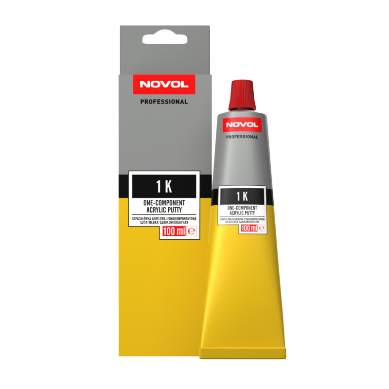 Mastic Acrylique Monocomposant 1K Novol - Finition Carrosserie, Microfissures