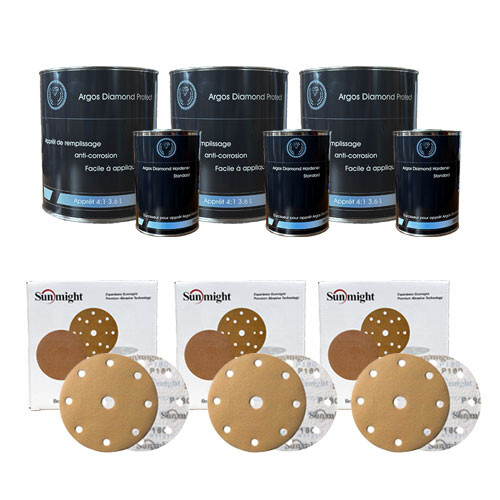 PROMO EXCLUSIVE : Achetez 3 Kits Apprêt ARGOS Diamond Protect 4,5L, Recevez 3 Boîtes de Disques Sunmight Gold Diamond OFFERTES !