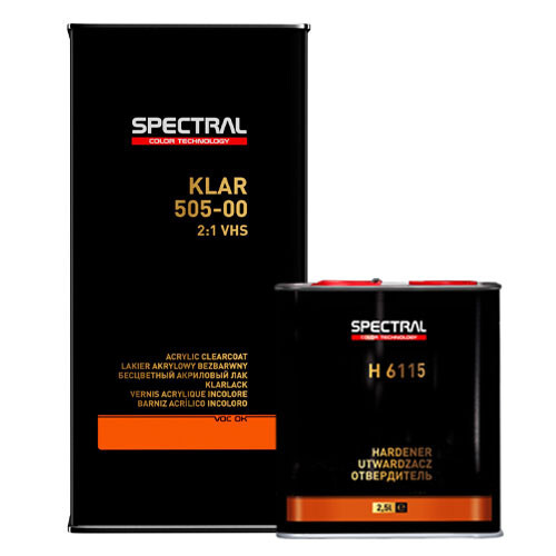 Spectral KLAR 505-00 - Kit Vernis VHS 5L + Durcisseur H 6115 2,5L - Cosmo Color